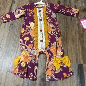 Ricrac & Ruffles Autumn Sunrise Romper